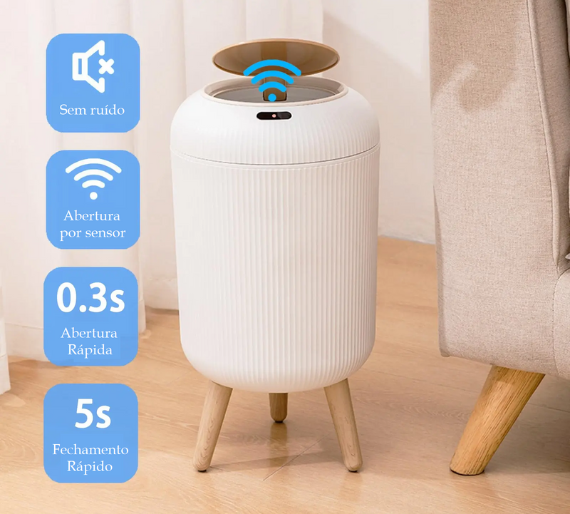 Lixeira com Sensor Bruges
