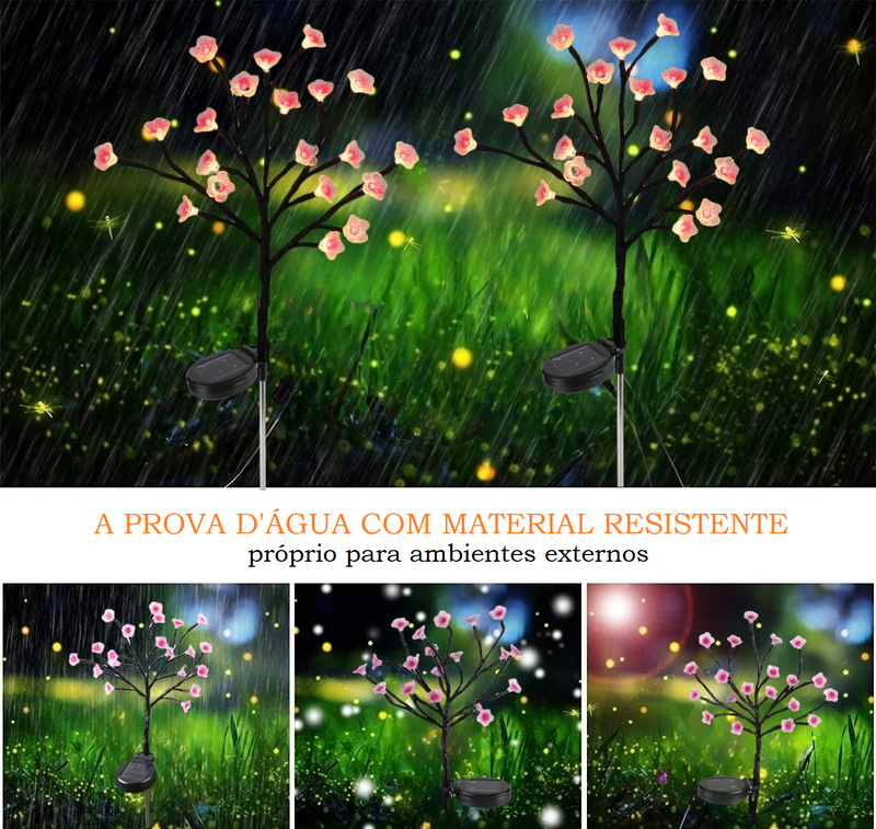 Flor de Cerejeira LED Impermeável