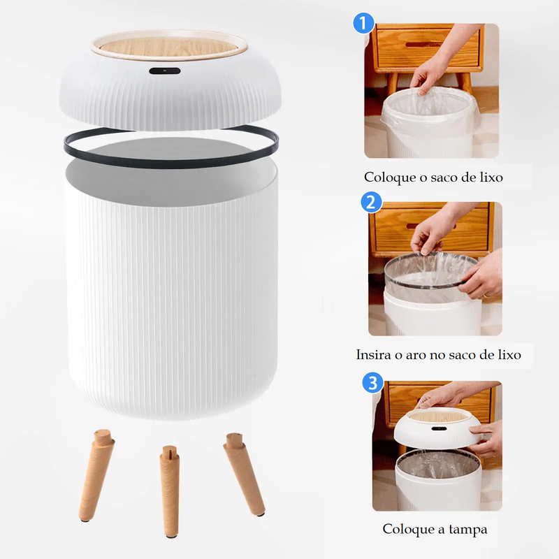 Lixeira com Sensor Bruges