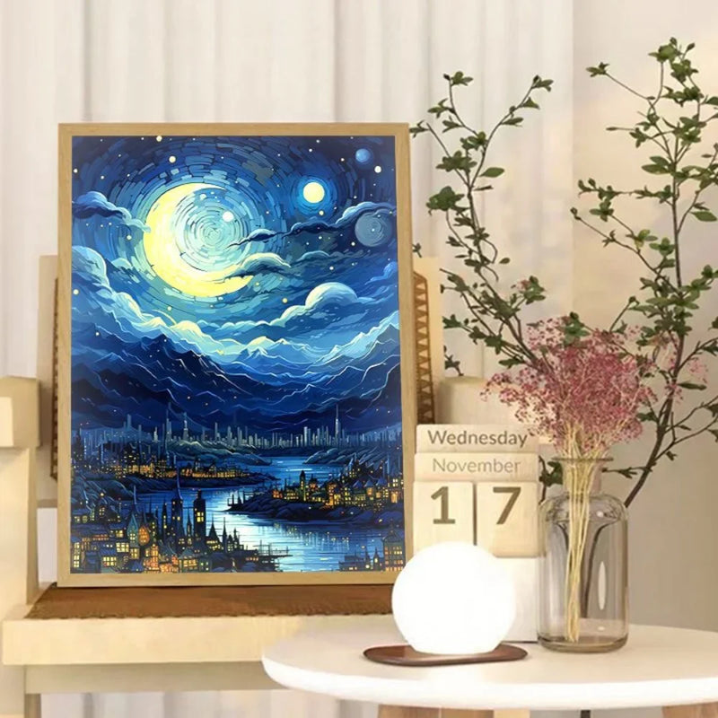 Van Gogh Quadro LED Amsterdã